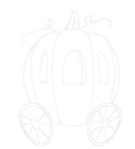 Pumpkins Logo outline in white