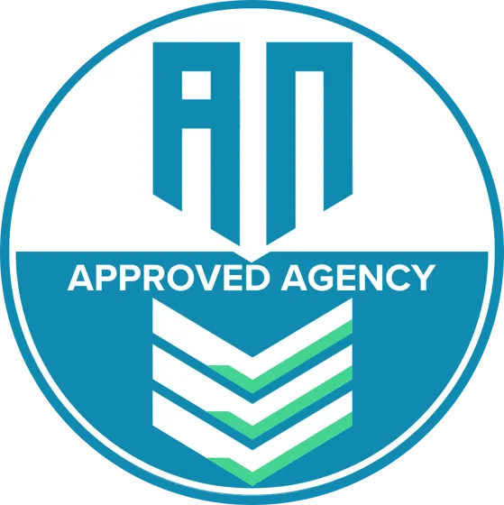 Approved Nanny Agency Badge Cut Out